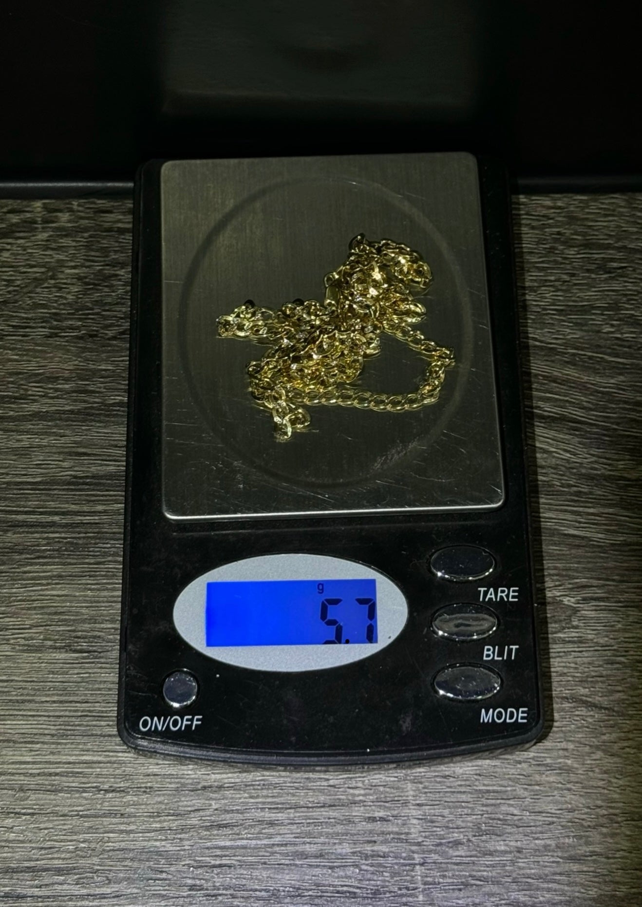 14K Gold Semi-Hollow Flat Cuban Link Chain