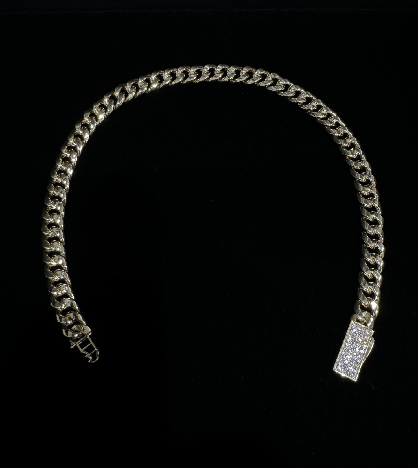 14k Gold Miami Cuban Link Ankle Bracelet